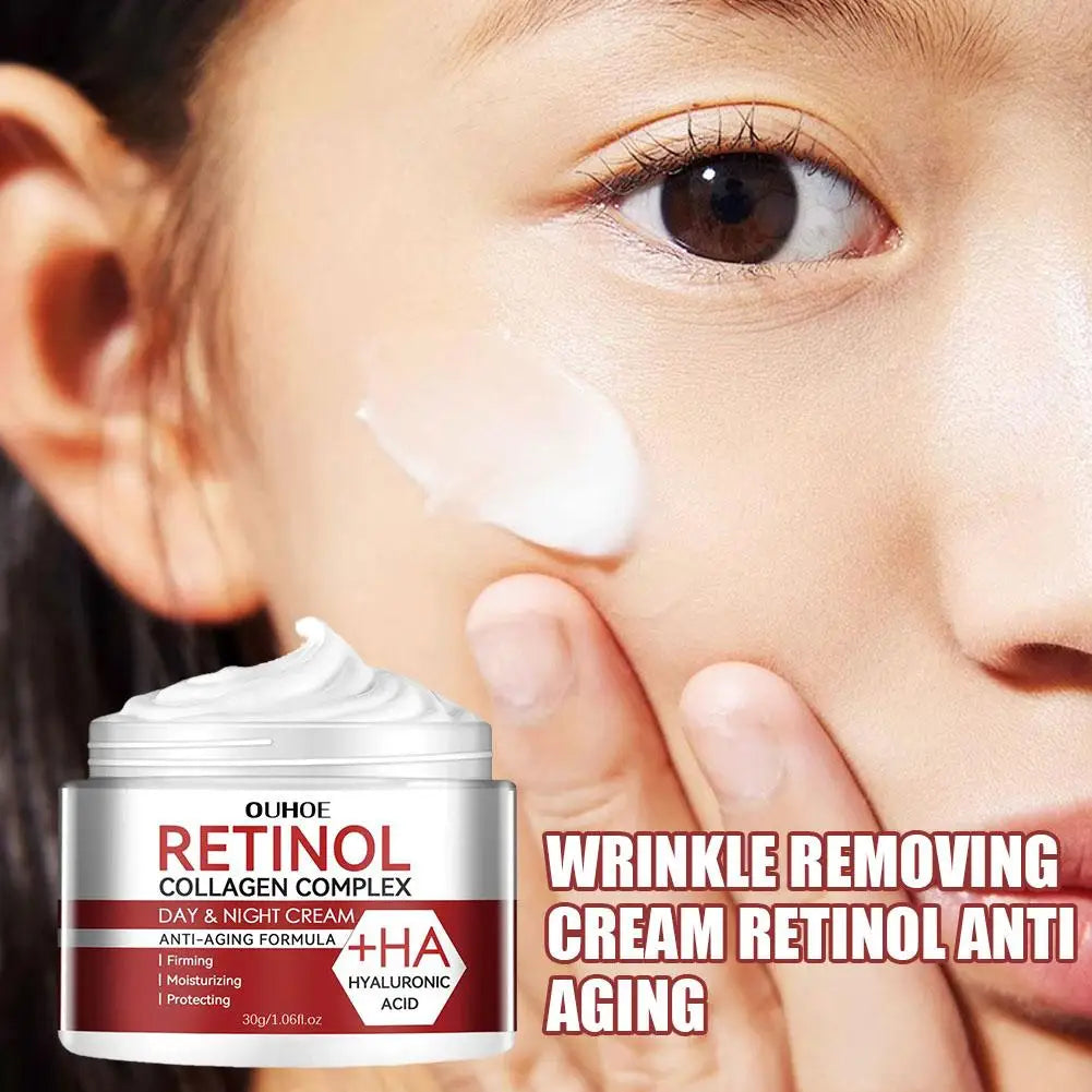 1/2/3Pcs Retinol Cream for Face & under Eye, Retinol Collagen Facial Moisturizer Fight Aging Brightening Hydrating Night Cream